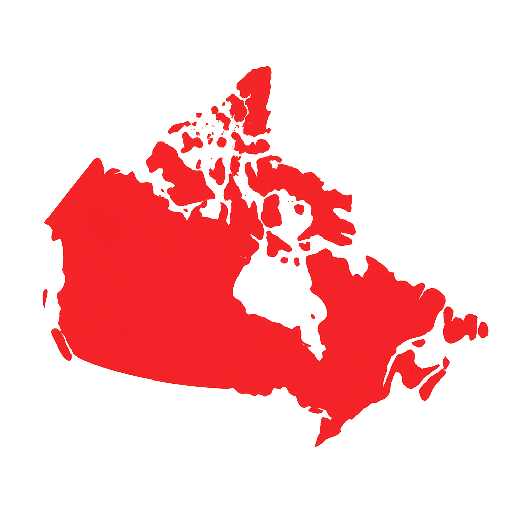 Vanilla Prepaid Canada availability icon showing Canada map with location marker