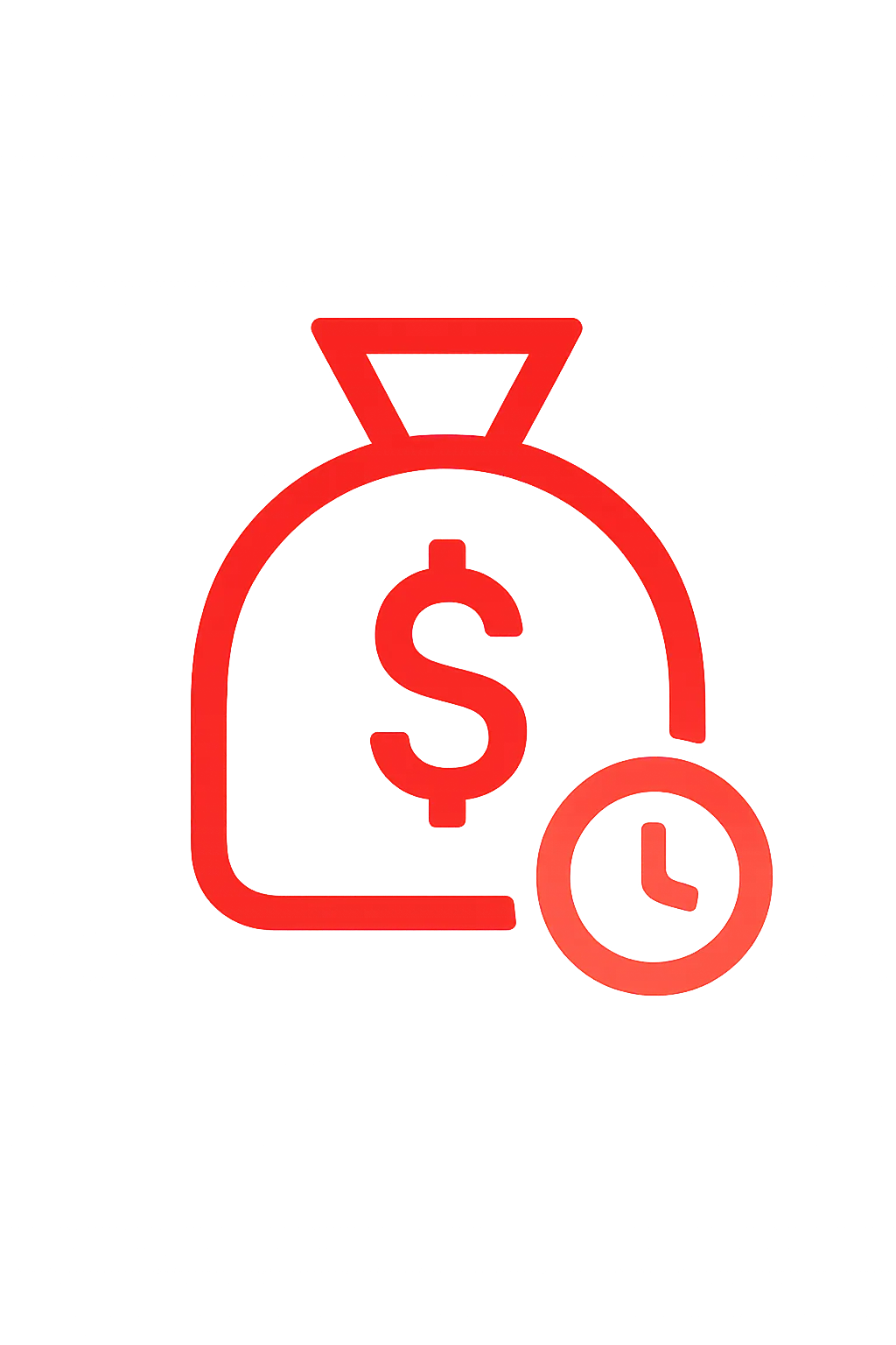 Vanilla Prepaid Canada shopping usage icon with red shopping bag