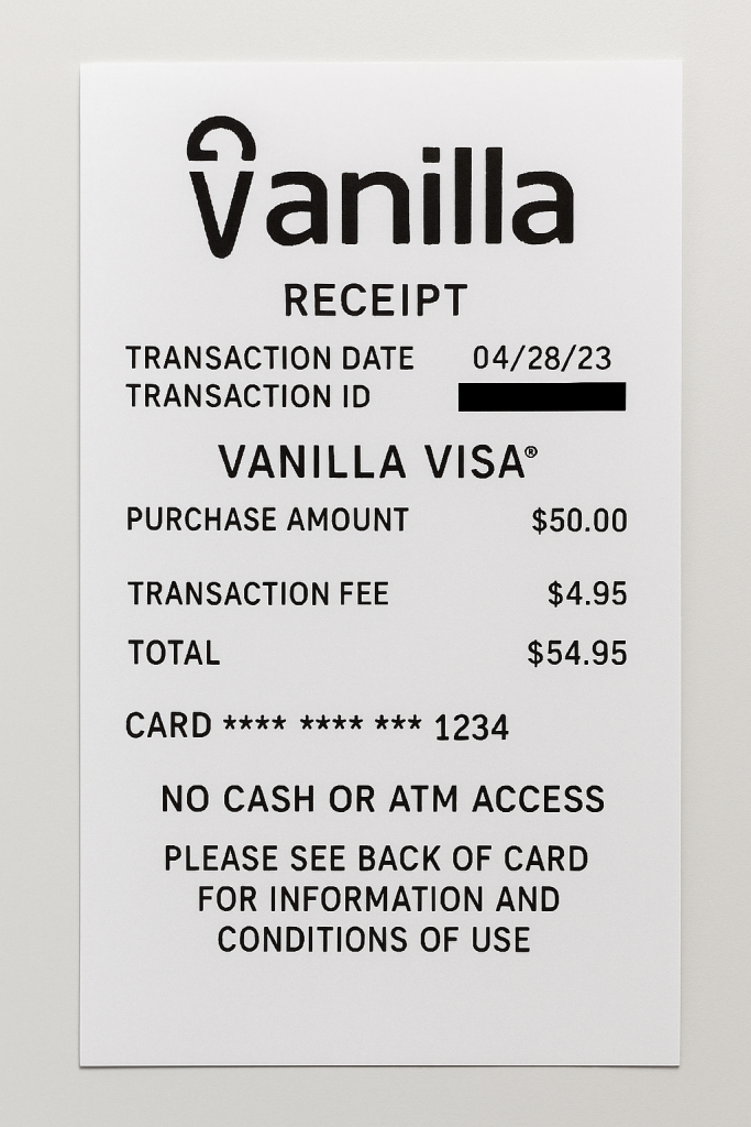 Current image: Can I activate my prepaid card without a receipt?