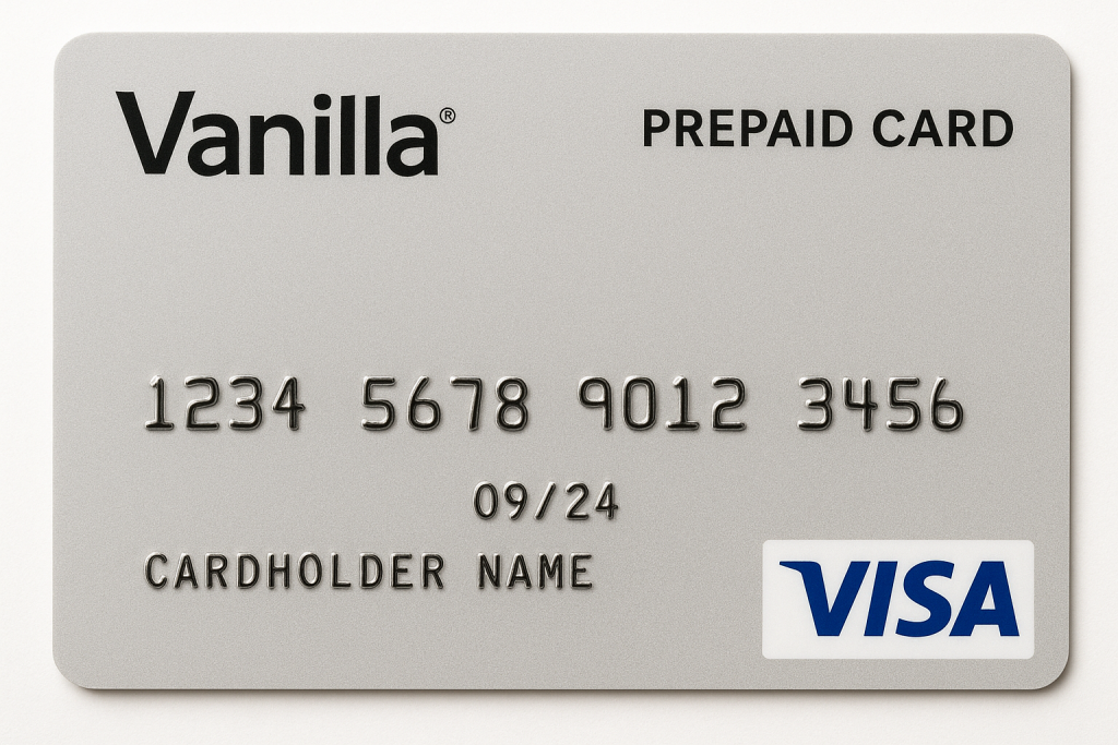 Current image: Prepaid Visa Vanilla