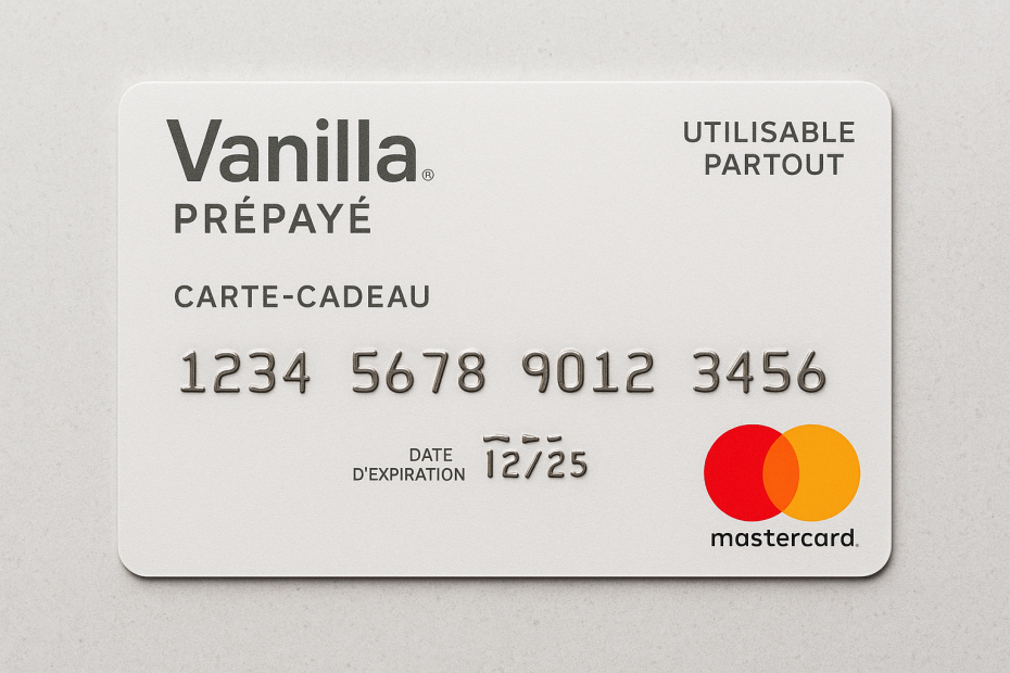 Vanilla Prepaid Français