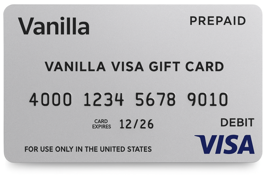 Current image: Prepaid Vanilla Visa Balance